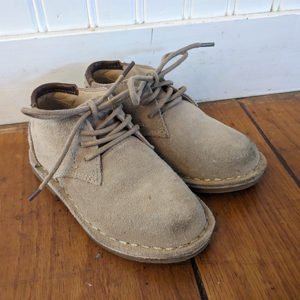 Kenneth Cole New York Beige Suede shoes Toddler Boy sz 7